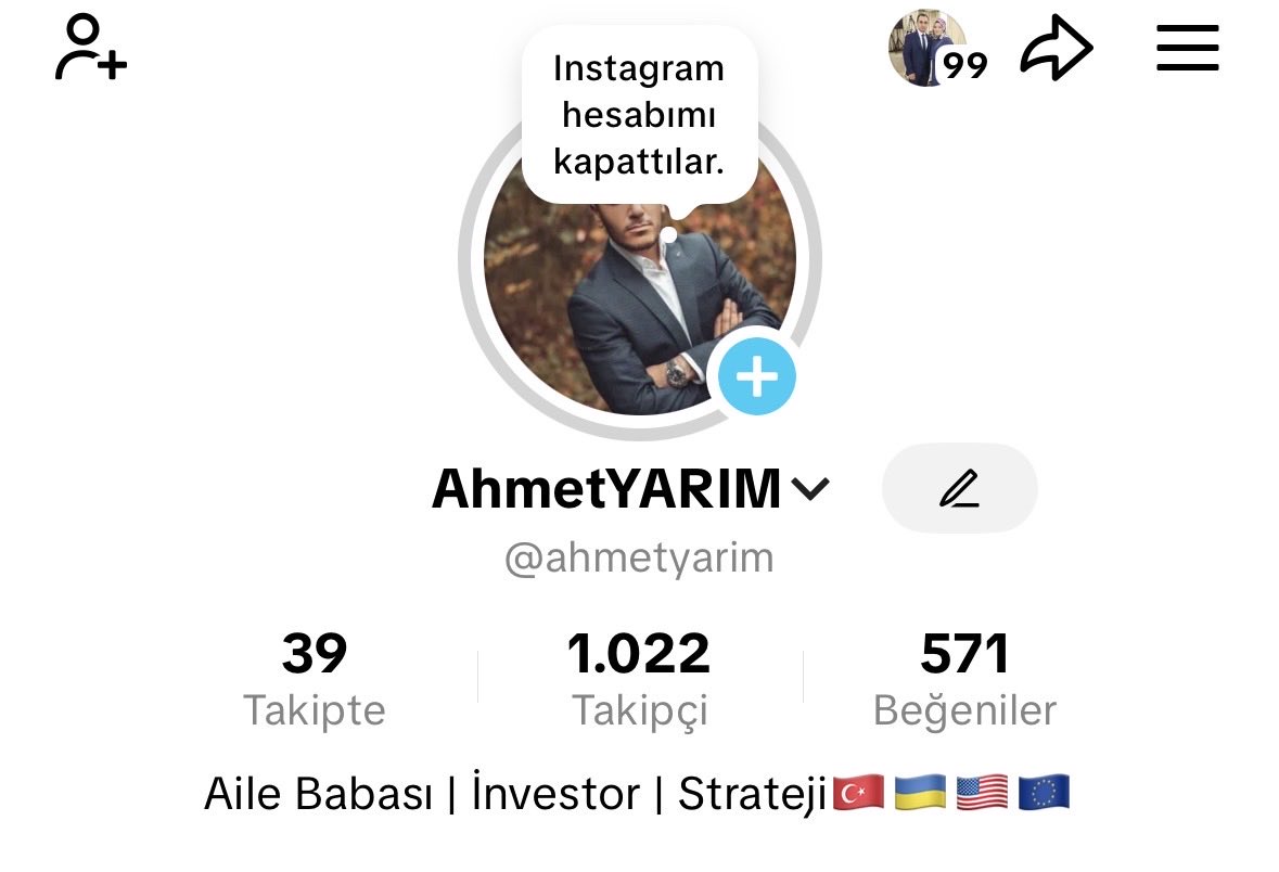 AhmetYARIMUKR's tweet photo. TikTok kapatmak neredeyse imkansız olduğu için sizler için TikTok bile kurdum.

Birazdan #Altın #Gümüş ve #Borsa canlı yayını başlayacak. Tamamen Soru&amp;Cevap yayını olacak.

Herkesi yayına bekliyorum. https://t.co/oesysLdBkB