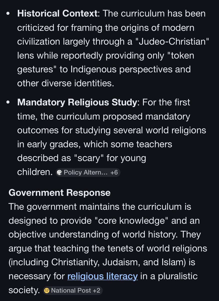 fette_a's tweet photo. It’s more than just that.

The UCP are weaponizing Christianity to control healthcare and education.

Catholic healthcare clinics/hospitals refuse to provide abortion, Plan B, MAiD.

Book bans, forcing teachers to put gay or trans kids to parents, curriculum: https://t.co/8D10yGl1gH
