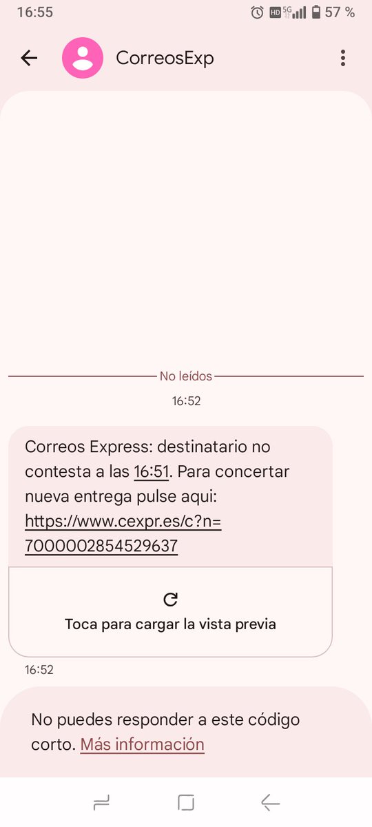davidrimon's tweet photo. @Cex_responde  hola?? Estoy en casa y aqui no timbró nadie y a las 16:52 me mandan un sms que a las 16:51 no estabamos?? 
Estais de coña?? https://t.co/K4B22NExu2