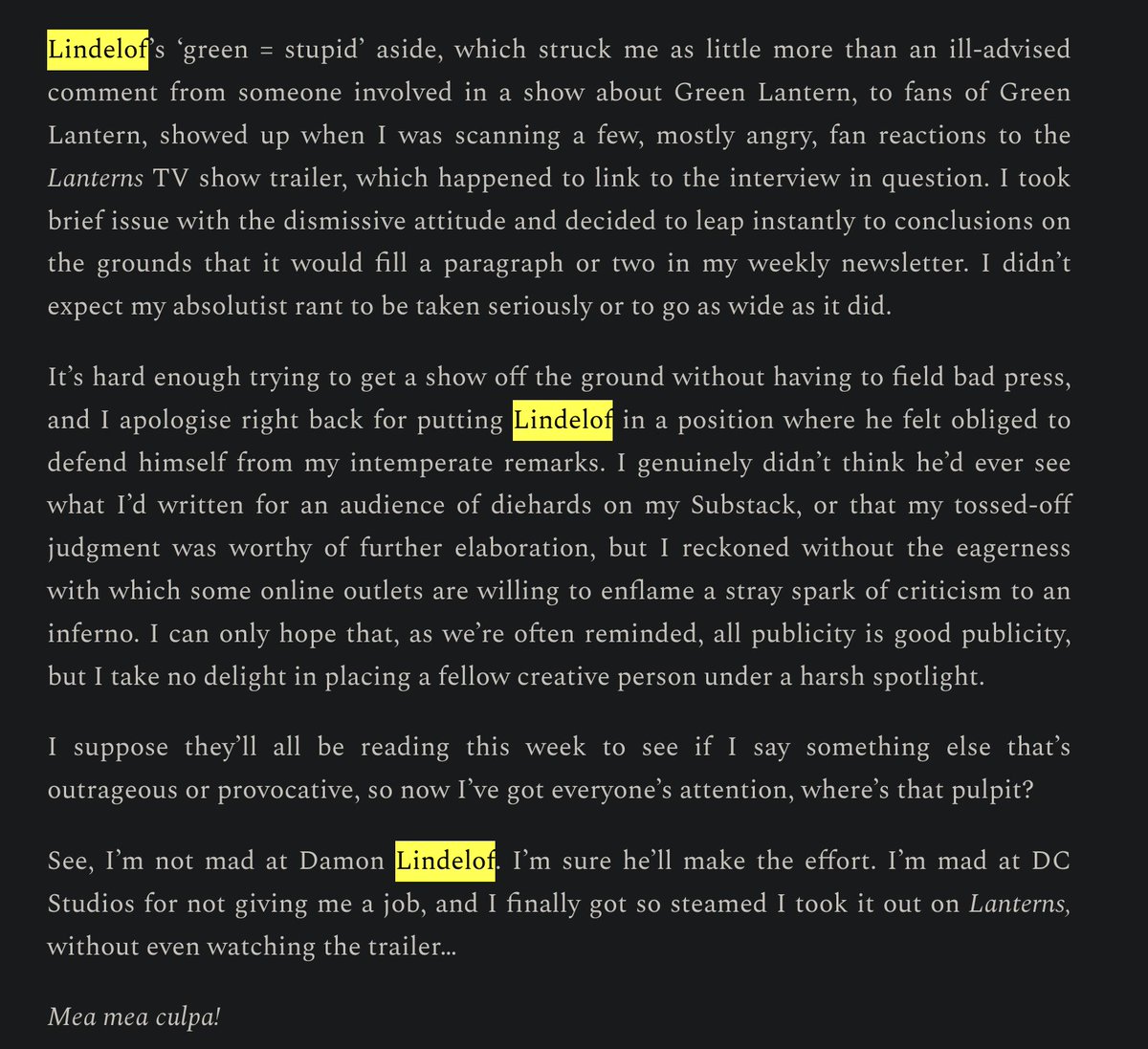 Green Lanterns Podcast tweet media