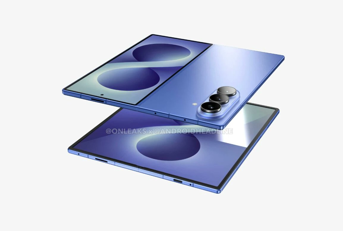 rktechx's tweet photo. Samsung Galaxy Z Fold8 specs:

8.0" Internal + 6.5" External Display 
Snapdragon 8 Elite Gen5 for Galaxy
200MP (1/1.3") Main + 50MP UW + 10MP (3x) Telephoto
5000mAh + 45W
25W Wireless Charging 
S Pen (Expected) 

Image : @Androidheadline
#Samsung #GalaxyZFold8 https://t.co/u3DUnoaTWH