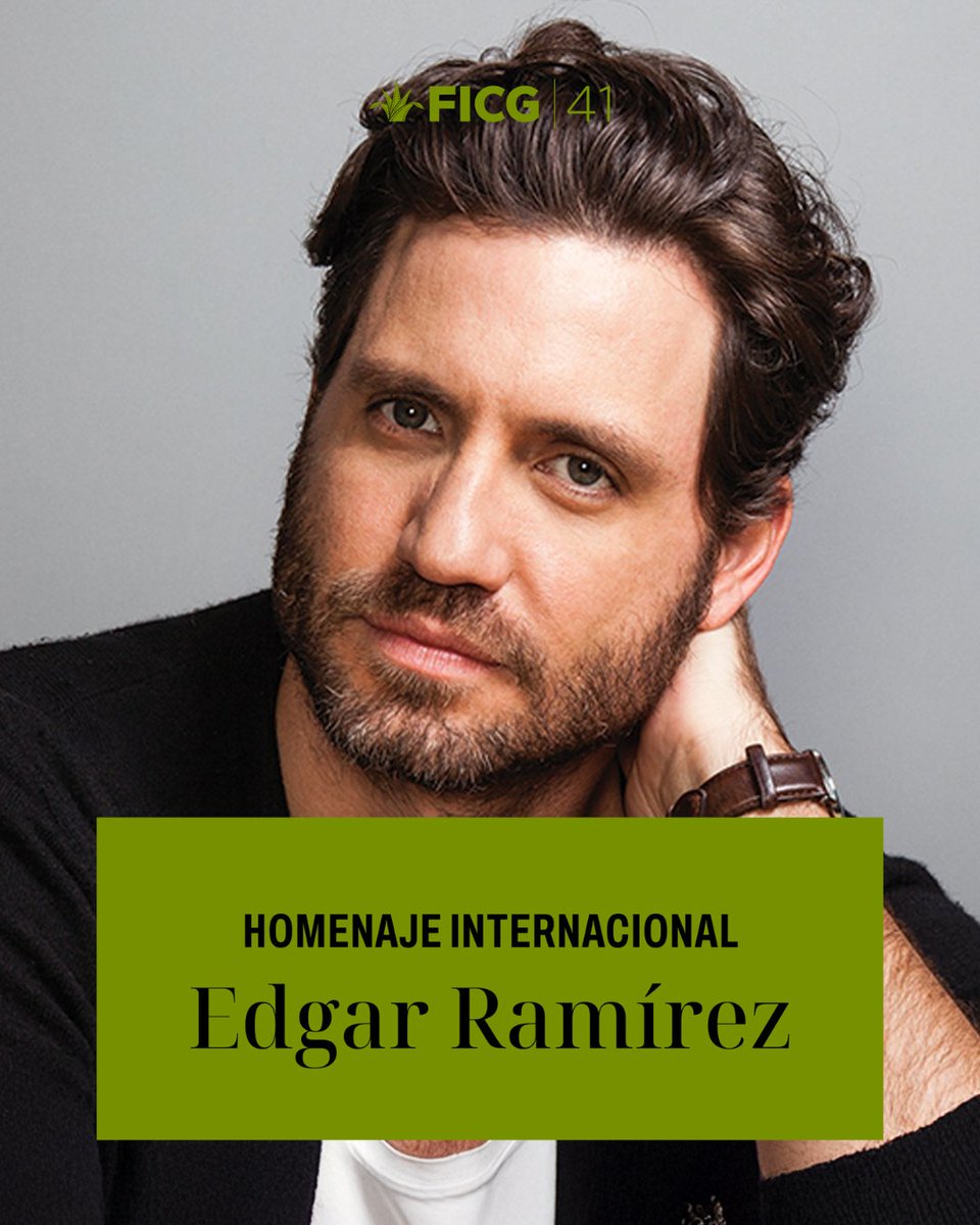 FICGoficial's tweet photo. En el #FICG41 celebraremos la trayectoria de Edgar Ramírez (@edgarramirez25) con el Homenaje Internacional. 🎬

Nos vemos del 17 al 25 de abril en el lugar para tu historia. ✨

📸 John Russo. https://t.co/FihAgocVh8