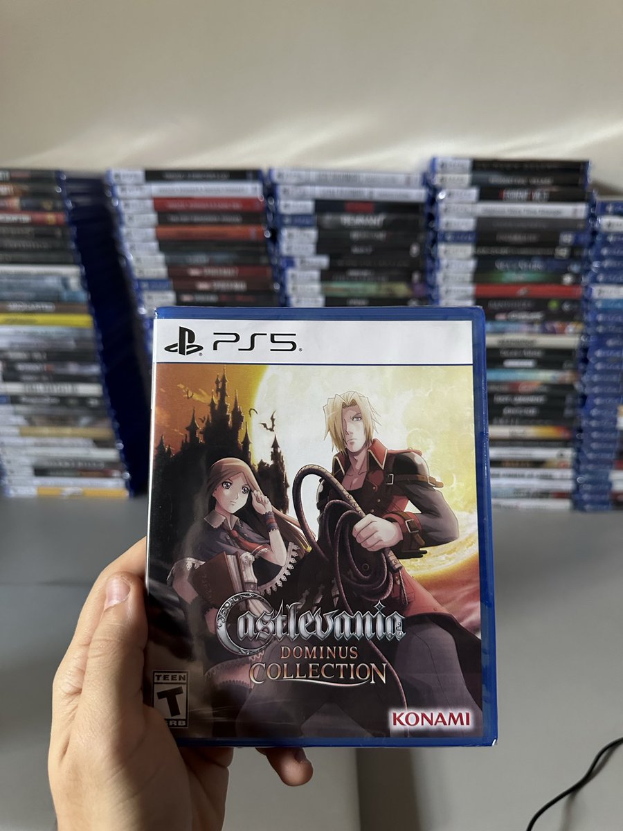 Acabou de chegar também um jogão que vai se tornar bem raro! Castlevania é bom demais ❤️
#PS5