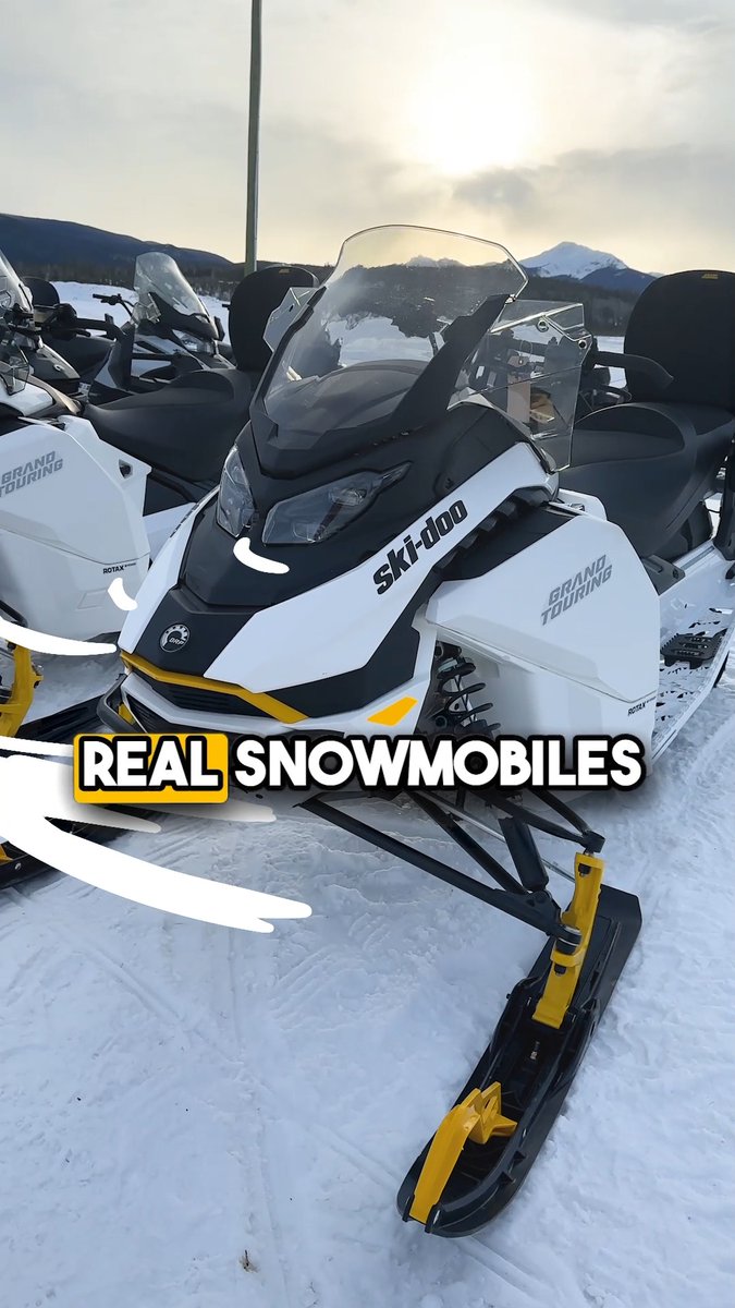 GrandAvSnow's tweet photo. Remember those snowmobile arcade games growing up? Turns out the real version is way better. At Grand Adventures, you can ride actual snowmobiles through the Colorado Rockies: guided tours or self-guided trails, your choice. Game on. ❄️ https://t.co/G0Ts6AM2Ai