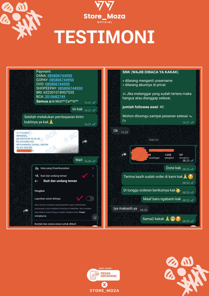 мσzα ❁ | Jual Followers Sosmed tweet media