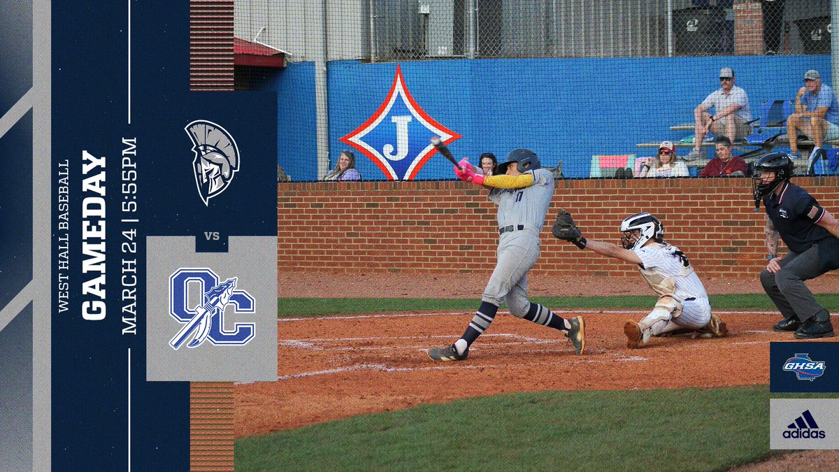 WestHallBaseba1's tweet photo. GAMEDAY

🆚 Oconee County
📍Spartan Field
⏰ 5:55 pm
🎟️ $5; Students free with ID https://t.co/Iu21bCh2kF