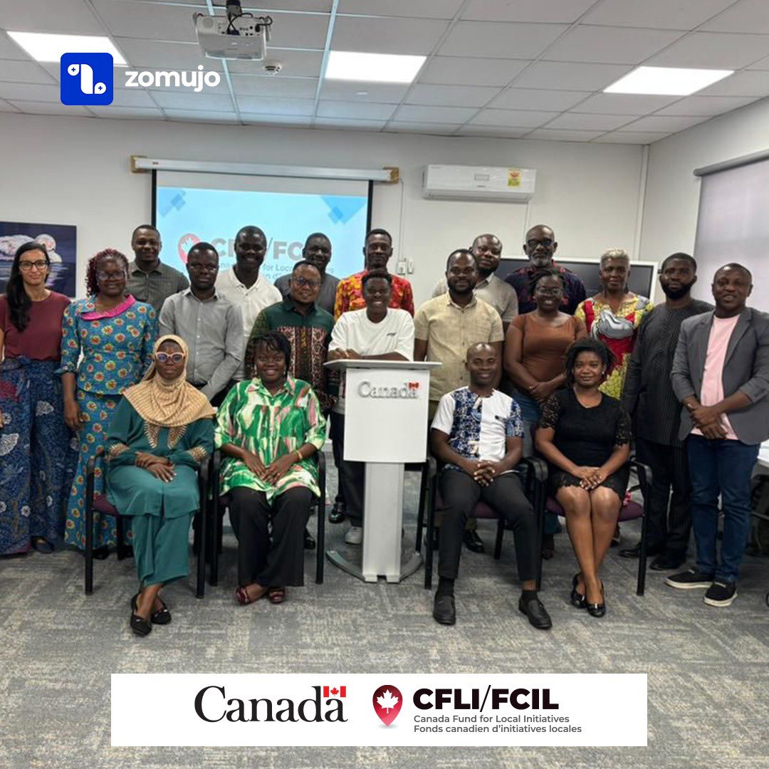 Zomujo_'s tweet photo. Project closeout for Dial4Inclusion Ghana.

Grateful to the Canada Fund for Local Initiatives and the Canadian High Commission for the opportunity to advance inclusive governance and amplify the voices of persons with disabilities.

The work continues.

#CFLI  #dial4inclusion https://t.co/of55Xa1YMC