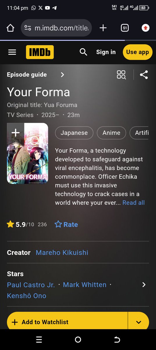 djaycee44's tweet photo. #IMDB saved me from watching something this bad https://t.co/jdfePBGFSl