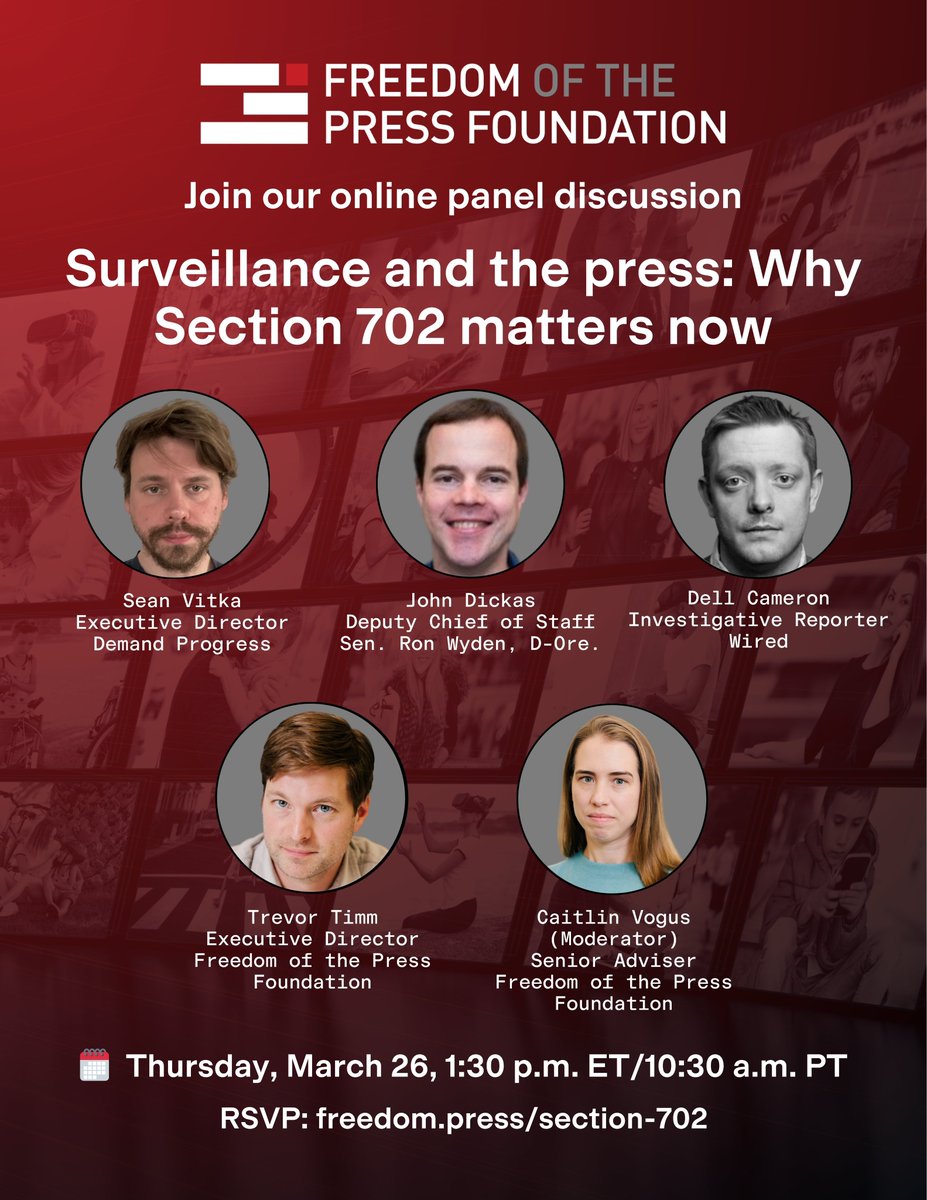 Freedom of the Press Foundation tweet media