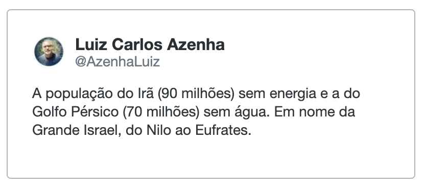 Luiz Carlos Azenha tweet media