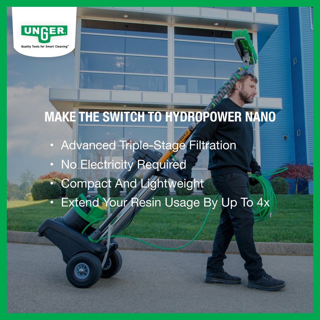 Make the switch 💧

Get faster, spot-free results with innovative membrane technology designed to lower your operating costs, all backed by our 100% satisfaction guarantee.

Ready to upgrade your cleaning power? Visit here to learn more and make the switch today.
