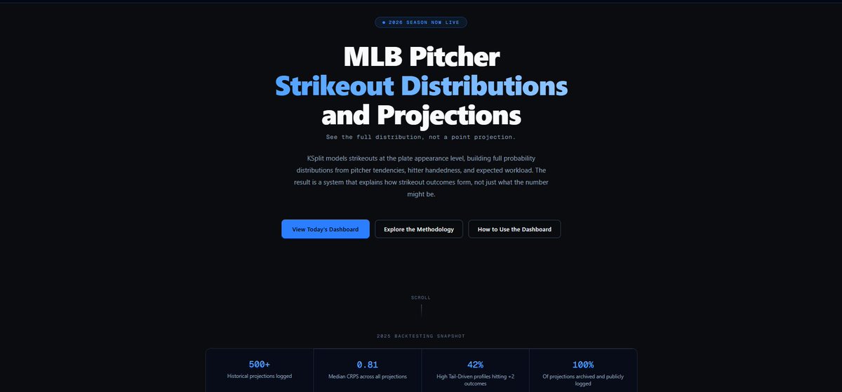 KSplit | Strikeout Analytics tweet media