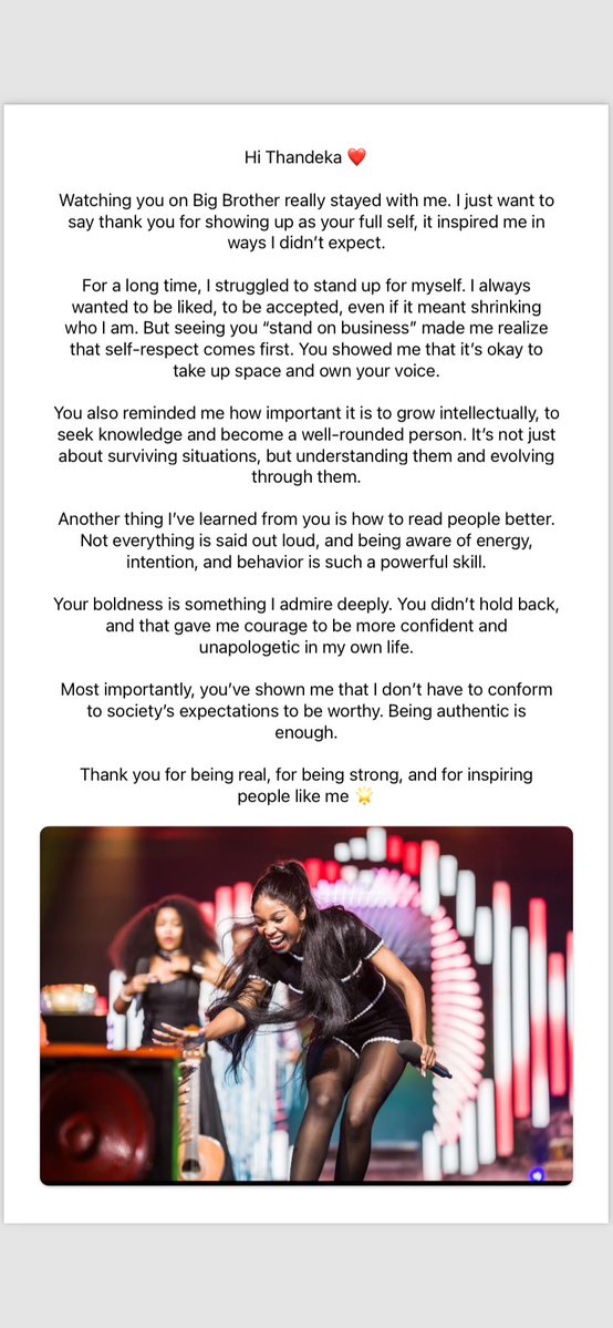 This proves good influence  👌 let's repost!
Thandeka the brand 
#ThandekaTshabalala