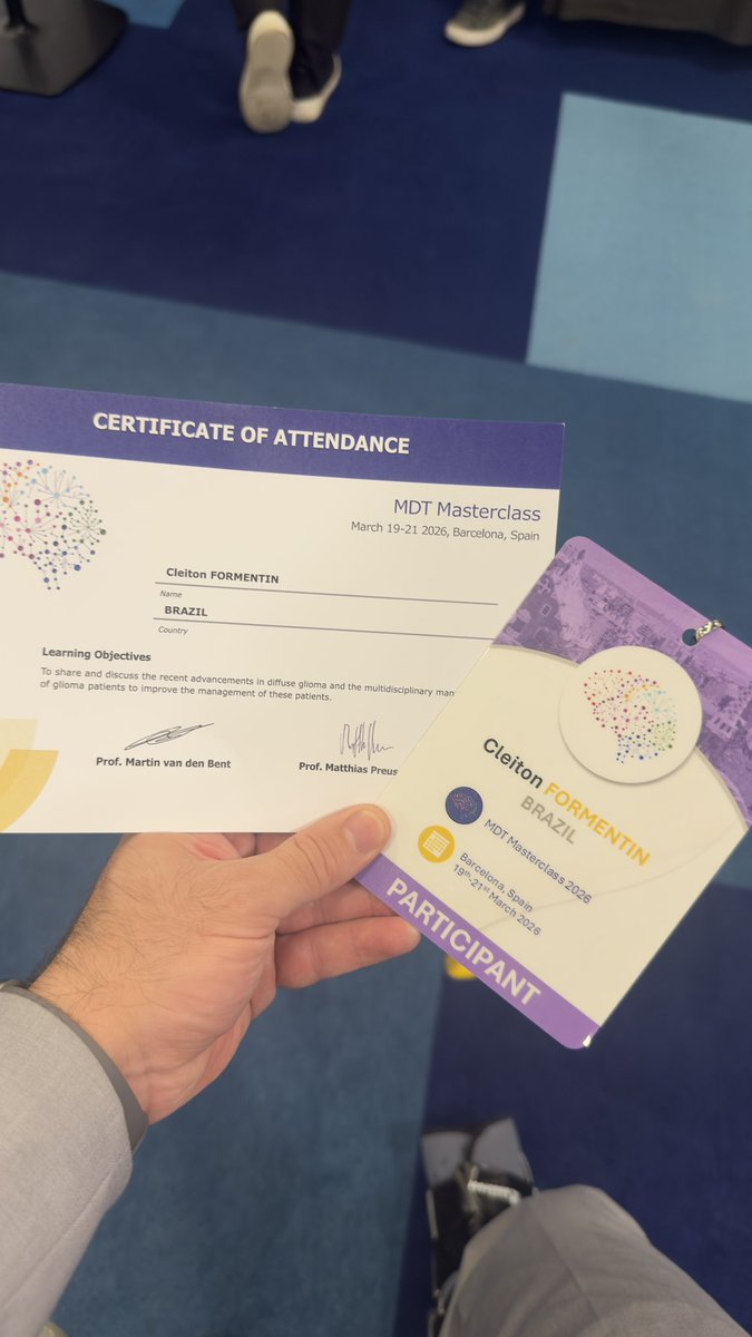 cleitonfmd's tweet photo. Round-trip to Barcelona to attend the Glioma Masterclass. 🇪🇸 

A high-level academic experience, bringing together international experts to discuss the latest advances in glioma treatment, along with meaningful interaction with outstanding colleagues in neuro-oncology. https://t.co/gGa3VIi0kn