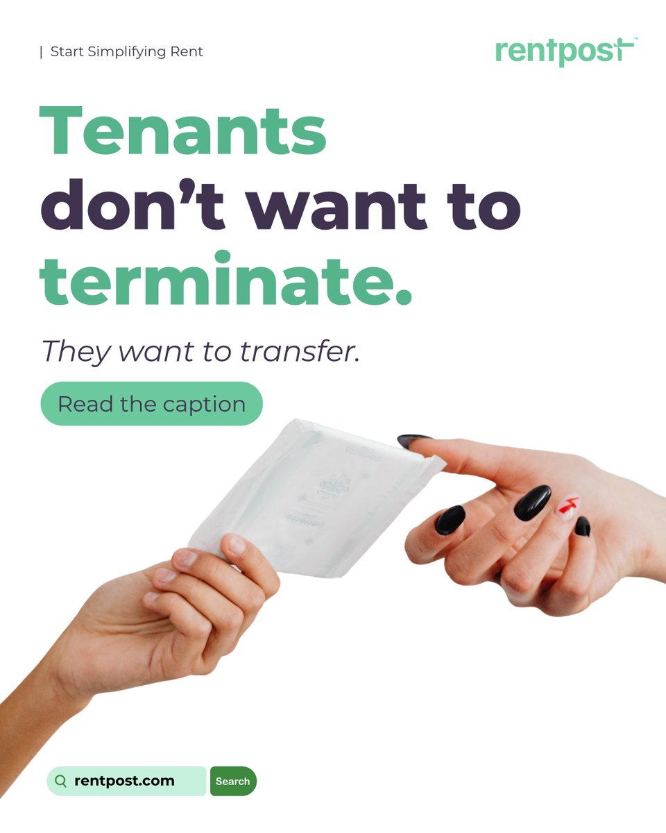 rentpost's tweet image. Lease assignments are taking over lease negotiations.
RentPost keeps lease terms, tenant transitions, and approvals all in one structured system.

#LeaseAssignment #PropertyManagement #RentPost #TenantMobility #LandlordRisk #PMSoftware #LeaseManagement #RentalOperations