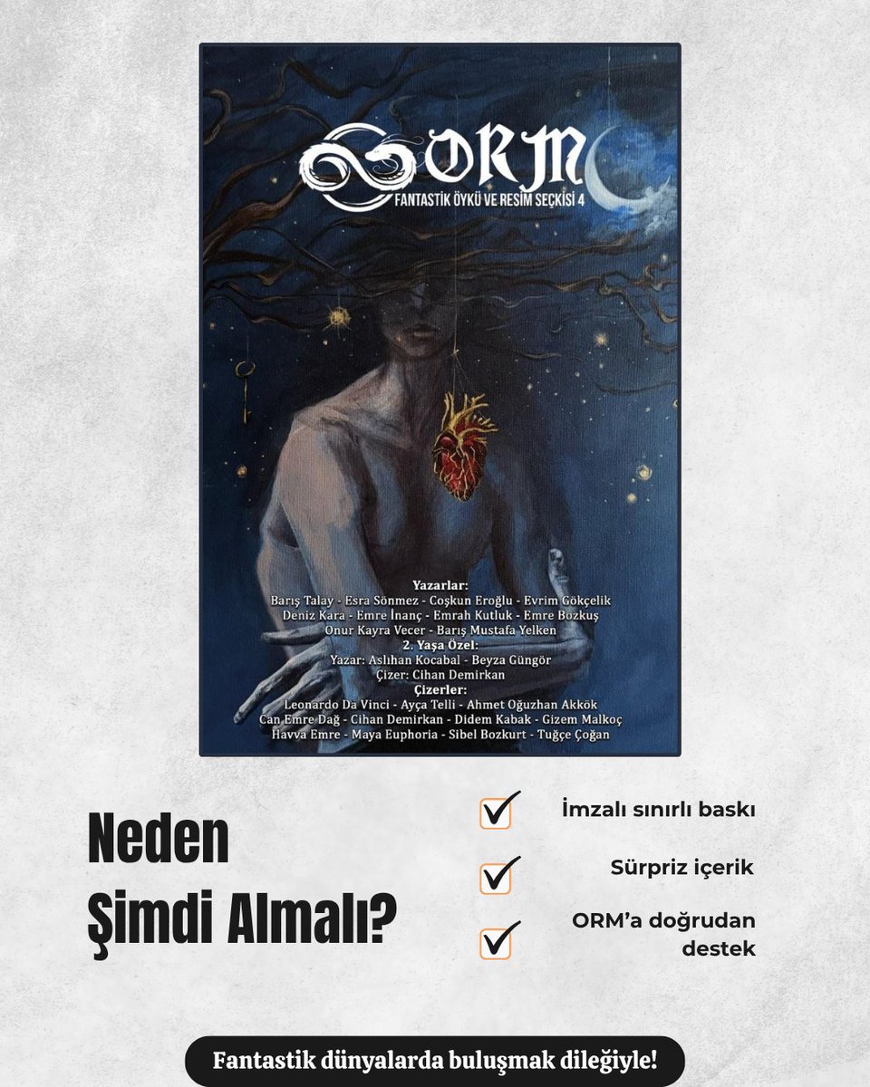 Orm Fantastik Öykü Dergisi tweet media