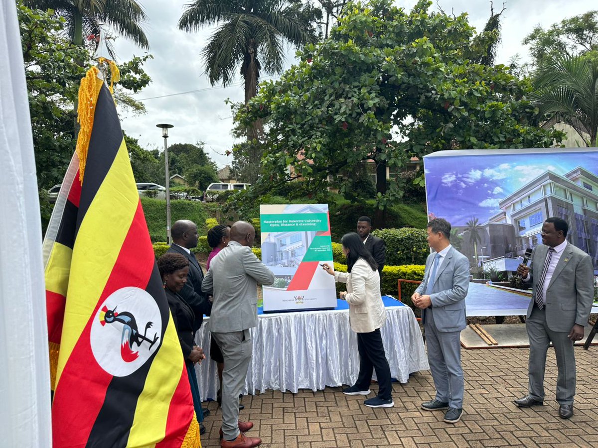 smsconstltd's tweet photo. SMS Construction Ltd marks the groundbreaking of the Makerere University Centre for Distance Learning Building, a project funded by the Republic of Korea 🇰🇷🤝🇺🇬

A milestone in Uganda–Korea partnership. We’re committed to delivering quality on time.

#SMSConstruction #MUK #Uganda https://t.co/0APVPKFura