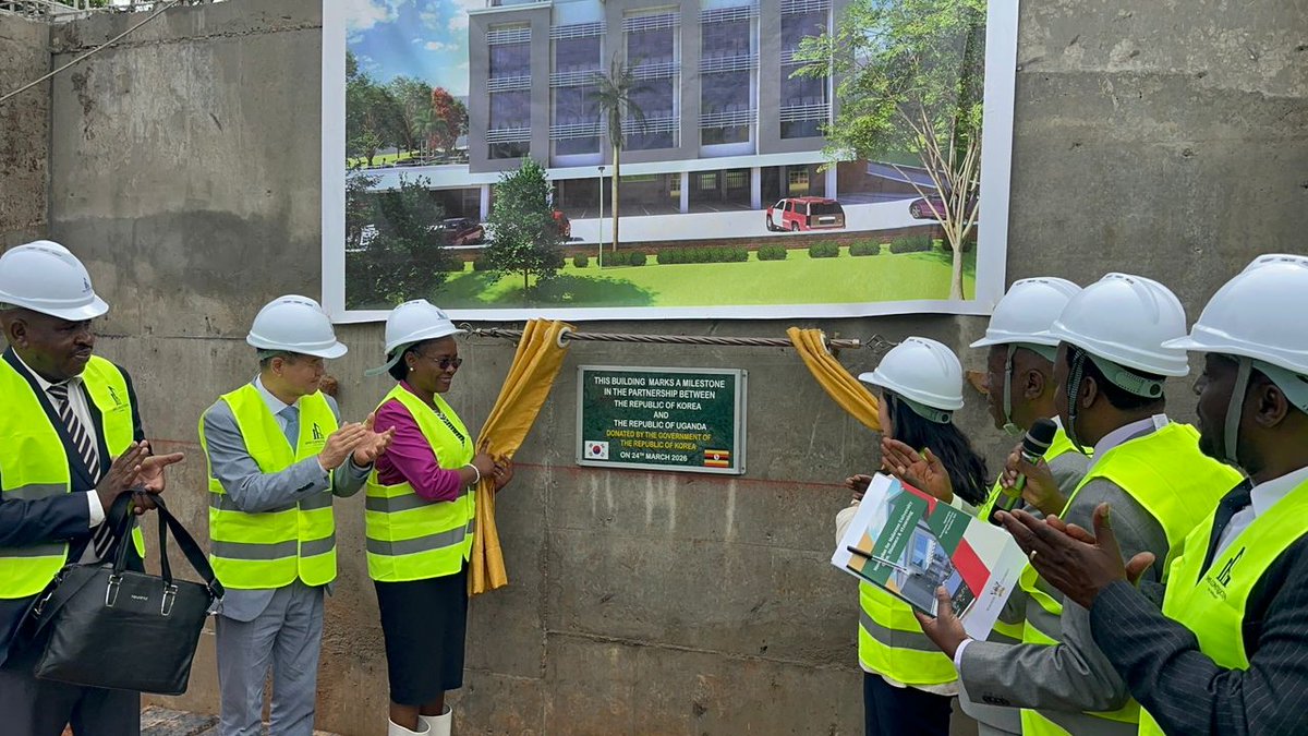 smsconstltd's tweet photo. SMS Construction Ltd marks the groundbreaking of the Makerere University Centre for Distance Learning Building, a project funded by the Republic of Korea 🇰🇷🤝🇺🇬

A milestone in Uganda–Korea partnership. We’re committed to delivering quality on time.

#SMSConstruction #MUK #Uganda https://t.co/0APVPKFura