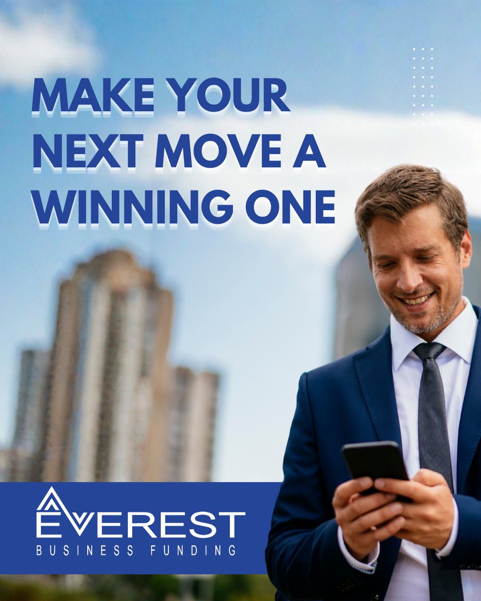 EverestFunding's tweet image. Lead with confidence. 🏆💼
Back your strategy with the capital to stay ahead. 📈

#EverestBusinessFunding #GrowthCapital #BusinessMomentum #PlayToWin #BuiltToScale