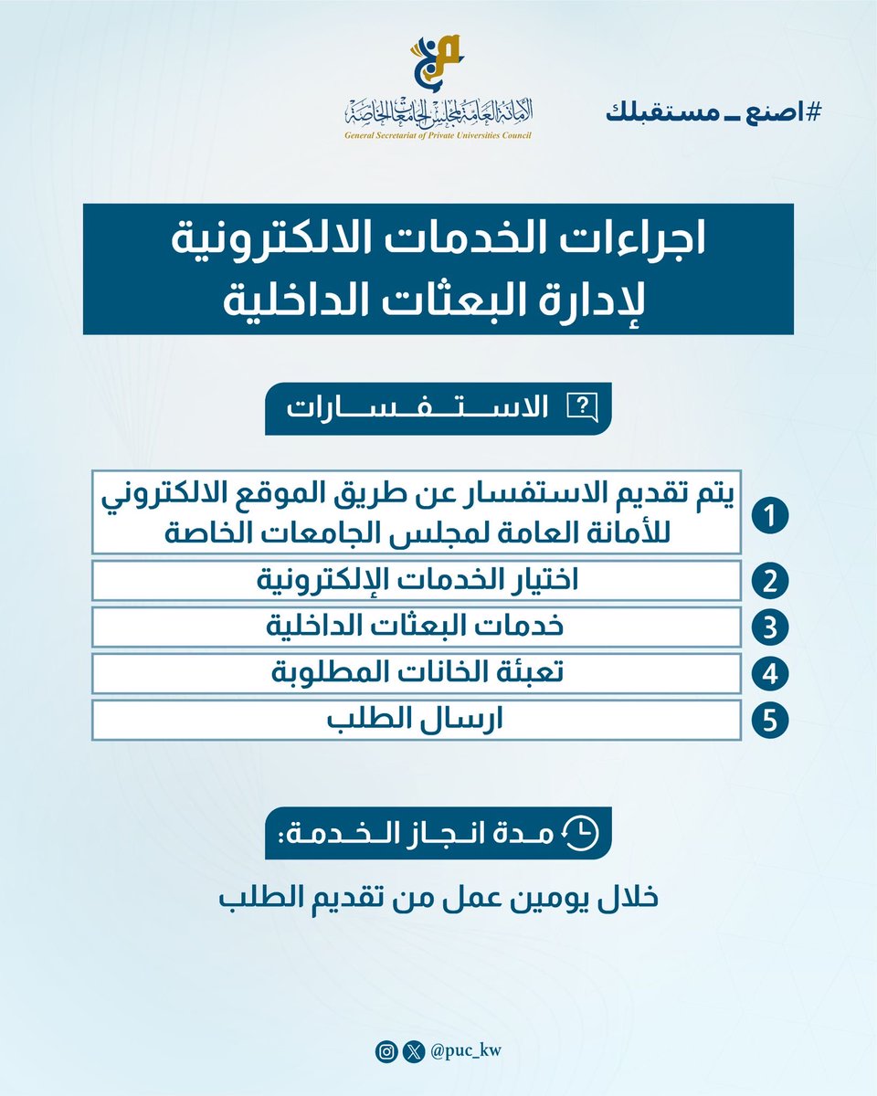 مجلس الجامعات الخاصة tweet media