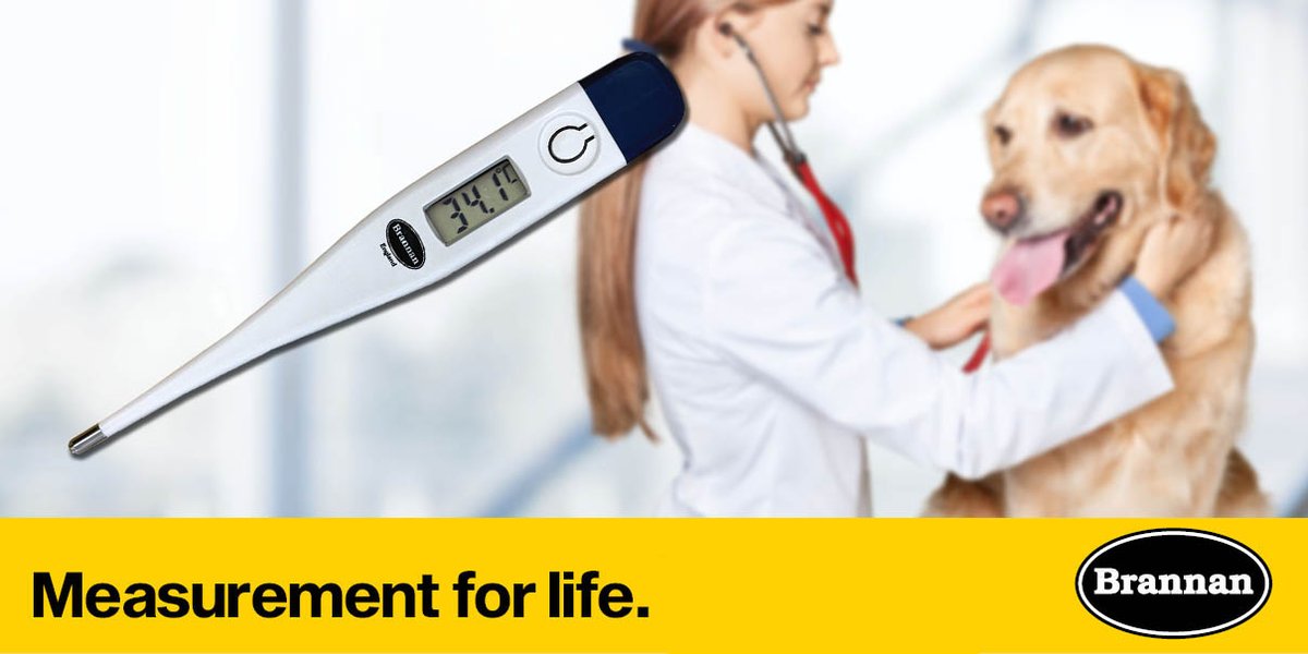 Brannan’s electronic veterinary thermometer with chart showing Hobday’s specification can be found in veterinary practices around the world. 
View Brannan's full range of veterinary instruments now >>>
brannan.co.uk/.../the.../vet…
#veterinary #petcare #brannan