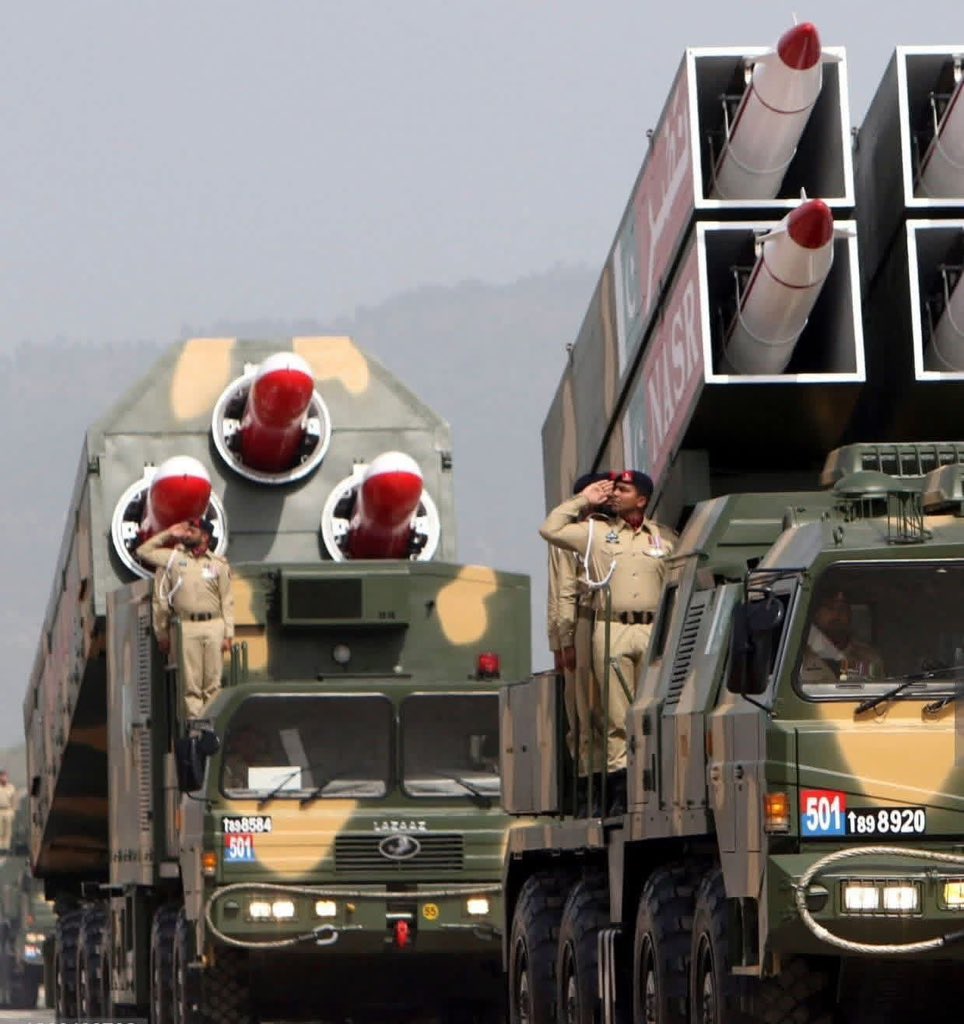 الحمداللہ 
حتف 9 نصر ٹیکٹیکل بیلسٹک میزائل 

حتف 8 بابر کروز میزائل سیکنڈ اسٹرائک صلاحیت کا حامل