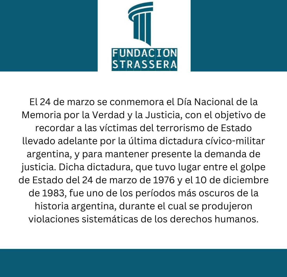 Fundación Strassera tweet media