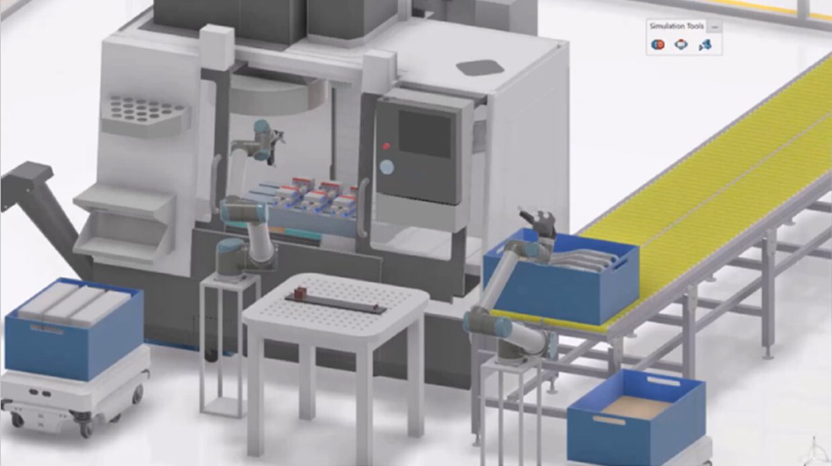 GoEngineer's tweet image. Join us Tues. March 31 10AM PDT - From Concept to Validation: Material Handling with #DELMIA Robotics
hubs.la/Q044KKLY0
Transform a static concept into a fully functional, synchronized robotic material handling cell using the #3DEXPERIENCE® DELMIA Robotics portfolio.