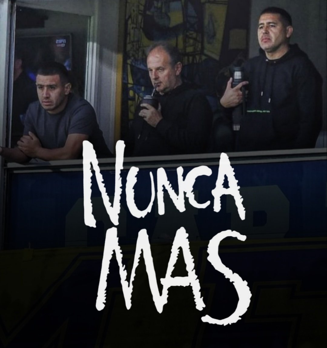 El único NUNCA MÁS que tiene que pedir el hincha de Boca, es éste.