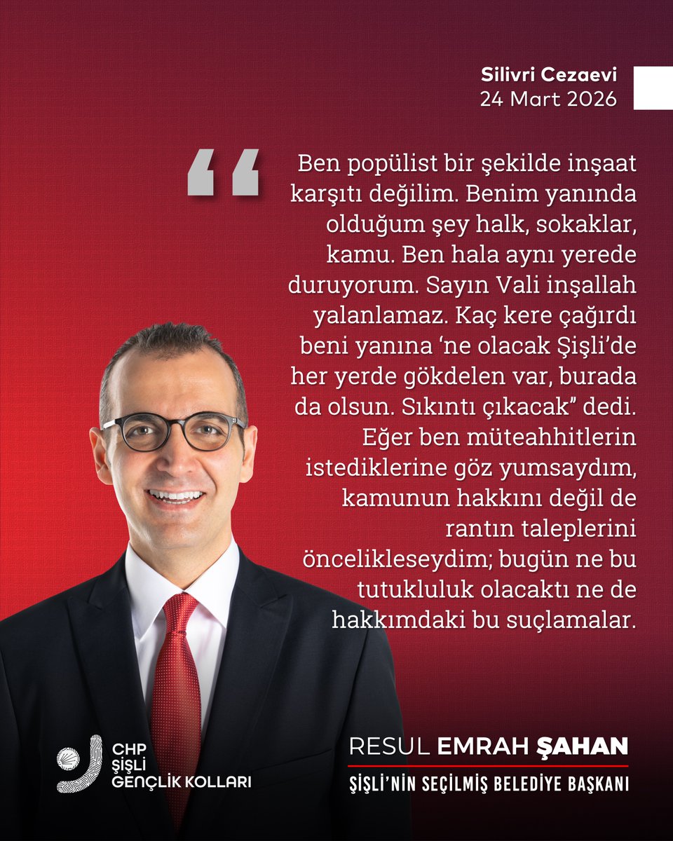 CHP Şişli Gençlik Kolları tweet media