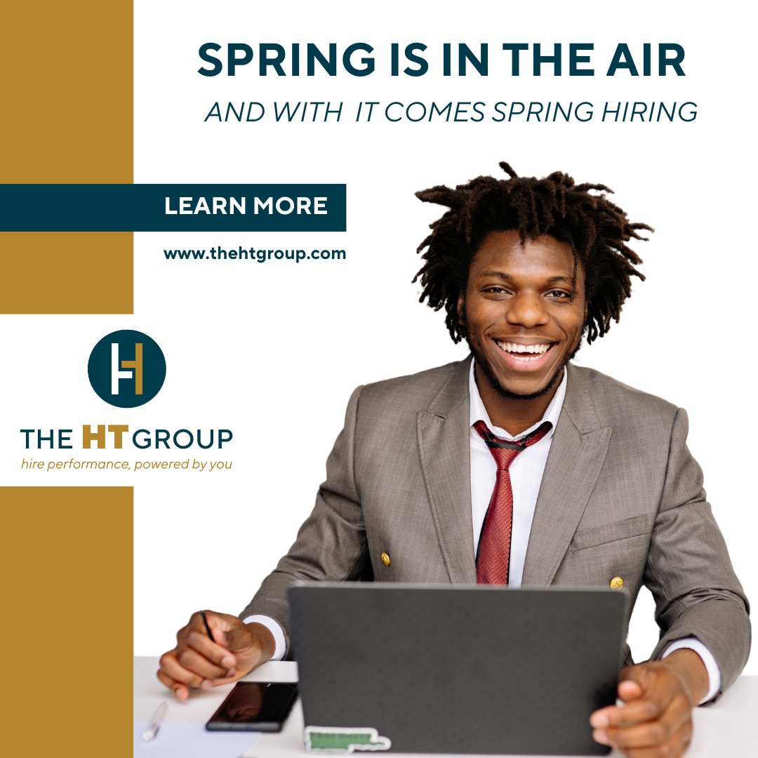 Spring hiring is gaining momentum. Take time to refine your resume and prepare your story before your next interview.
bit.ly/46Voh02

#TheHTGroup #InterviewPrep #NowHiring
