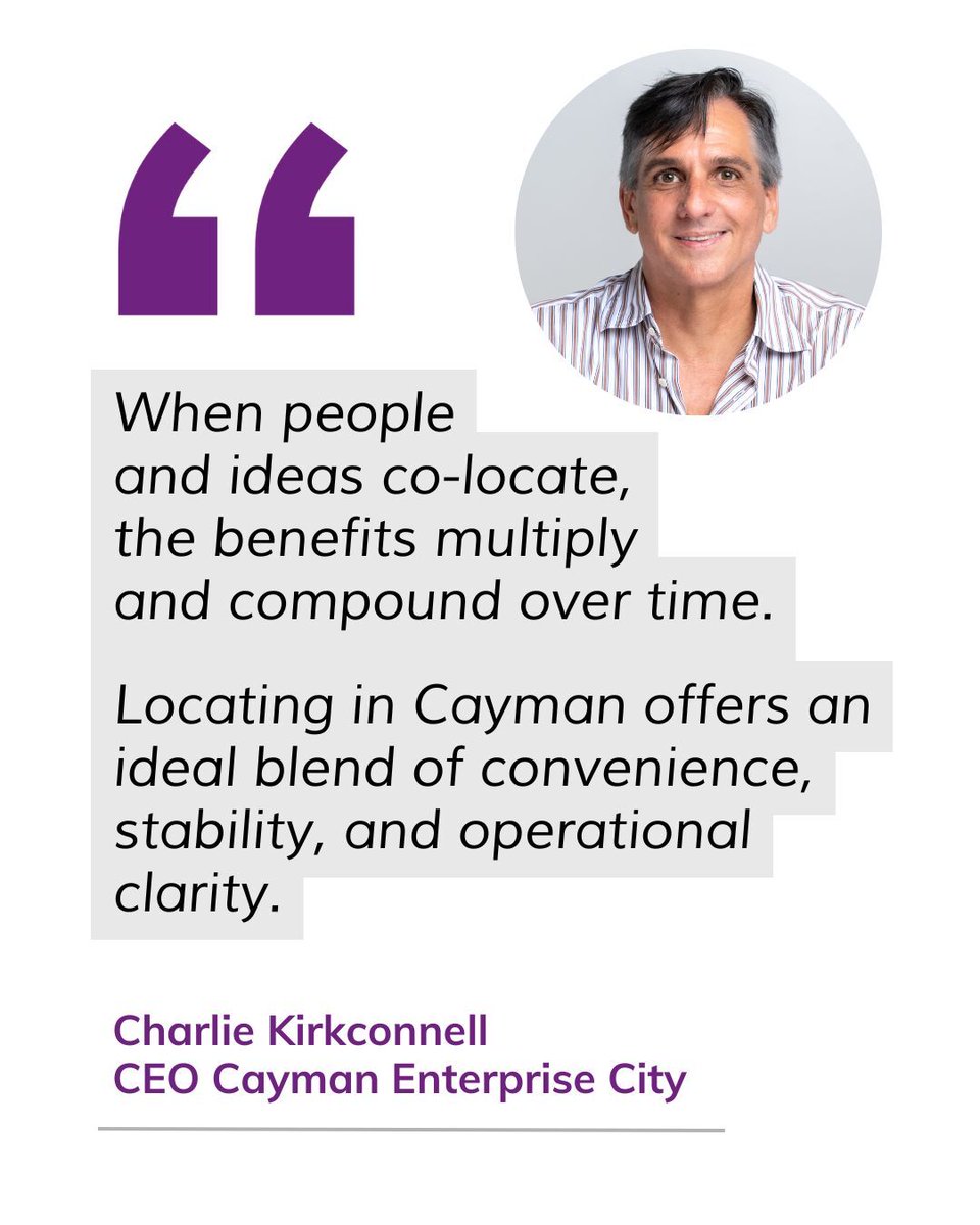 CEC offers a thriving community of global innovators, streamlined processes, and a strategic location that makes doing business simple and efficient.

Read the One World Media interview with CEC's CEO, Charlie Kirkconnell: hubs.ly/Q044JRYt0

#CaymanEnterpriseCity #SEZ