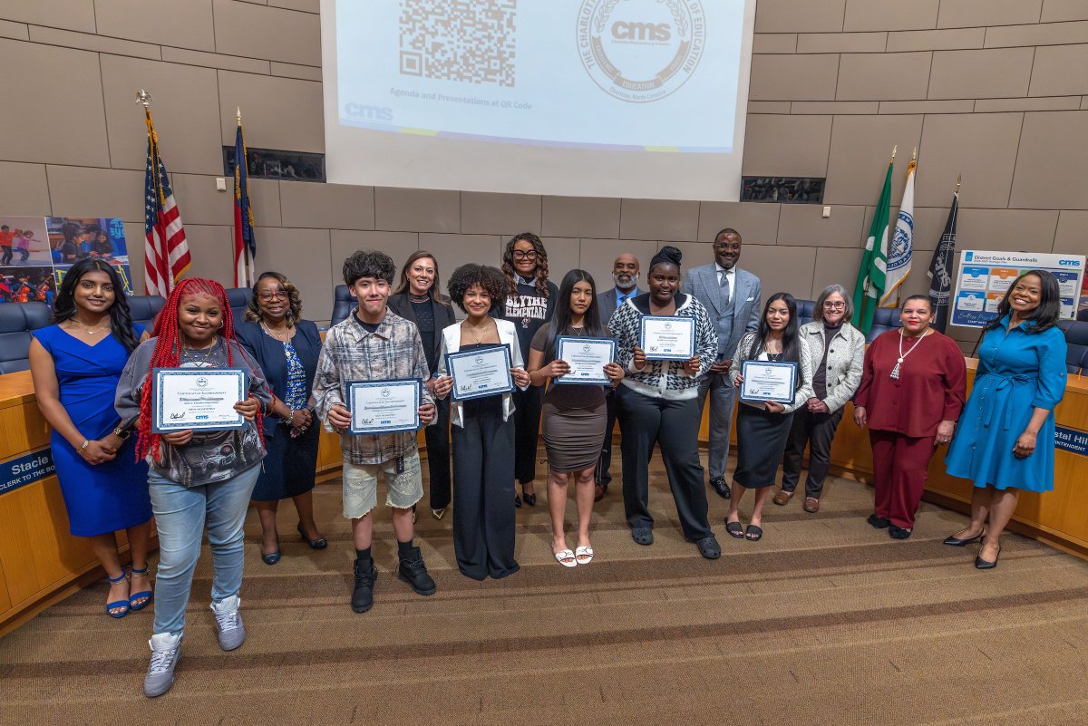 CMS Board of Education tweet media