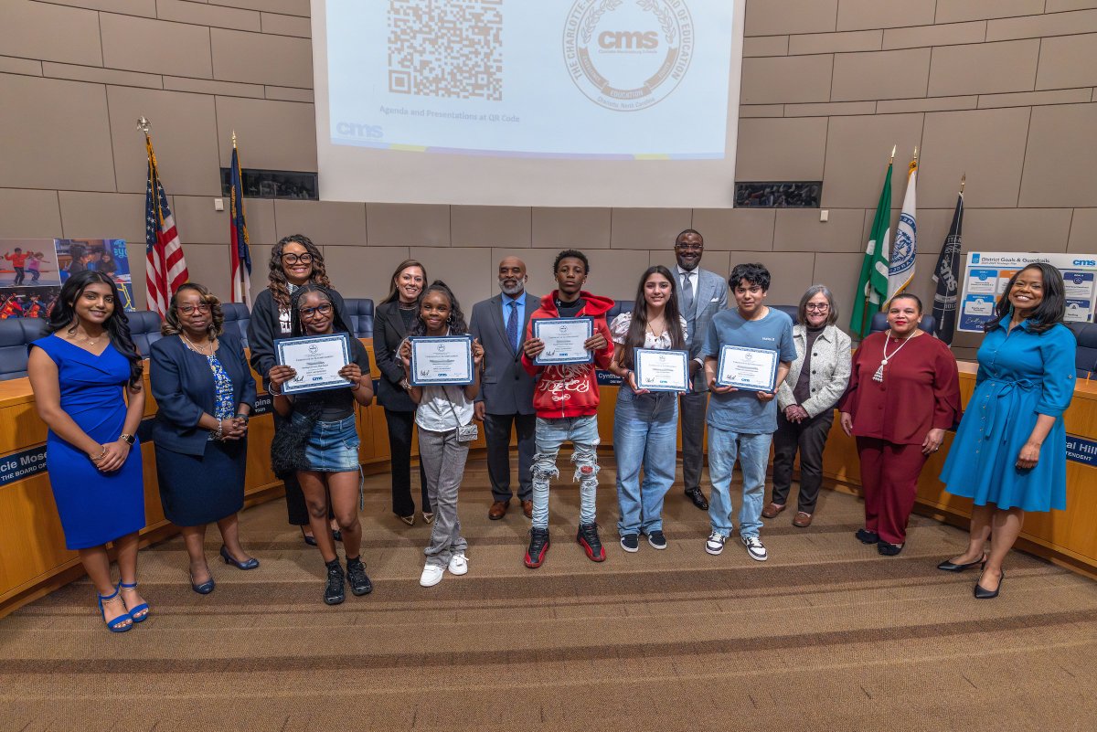 CMS Board of Education tweet media