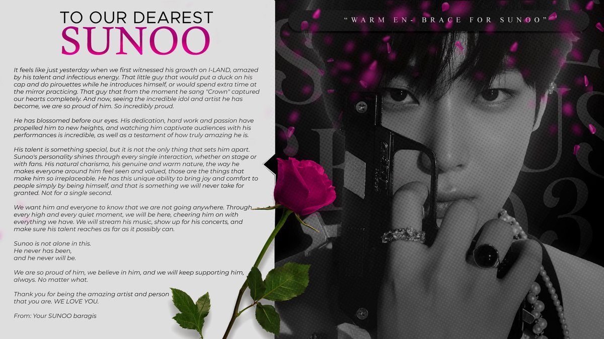 STREAM FOR SUNOO FAN BASE tweet media