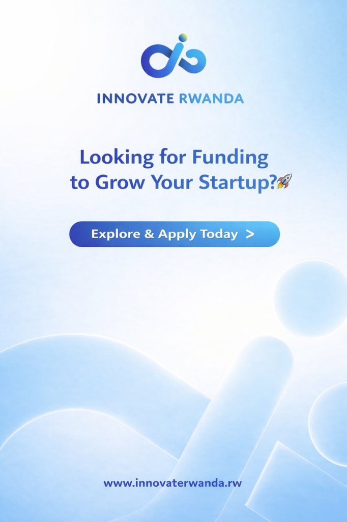 Every startup reaches a moment where vision is clear… but funding becomes the next barrier.🥺

💼 From Today; That moment doesn’t have to slow you down.

🕹️New opportunities are now live on <a href="/InnovateRw/">Innovate Rwanda</a> ( innovaterwanda.rw ).

If you’re looking for funding to grow your