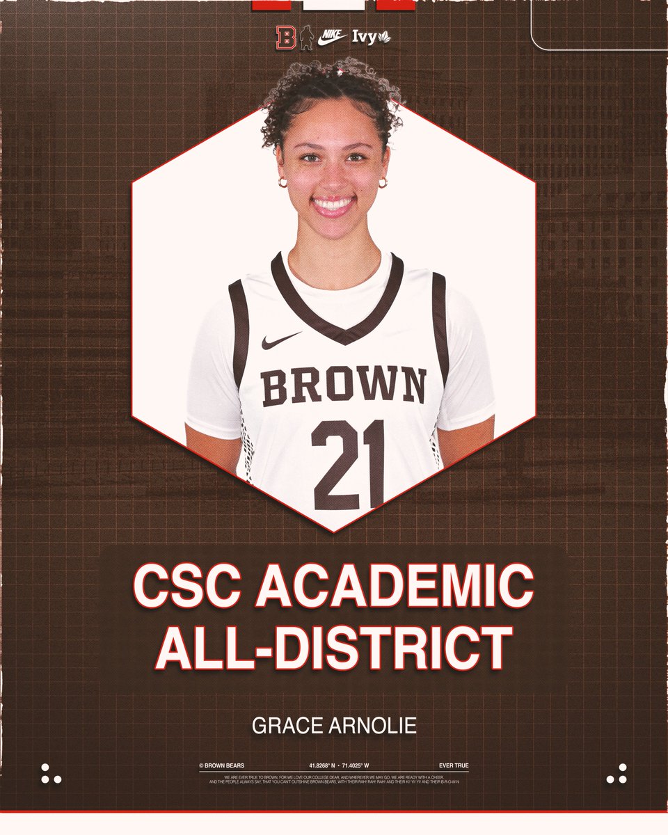 BrownU_WBB's tweet image. Congratulations to Grace Arnolie, Alyssa Moreland, Beth Nelson, and Olivia Young on being named to the @CollSportsComm Academic All-District Team! 🐻

📰 tinyurl.com/447avfh2

#EverTrue #NEXT