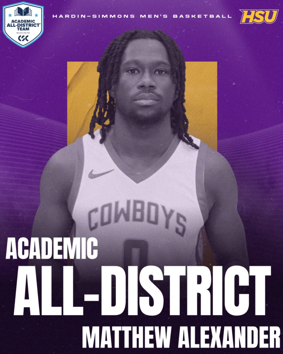 HSUAthletics's tweet photo. Congratulations to Matthew Alexander for being named to the College Sports Communicators Academic All-District! https://t.co/w7I6gJpr5z