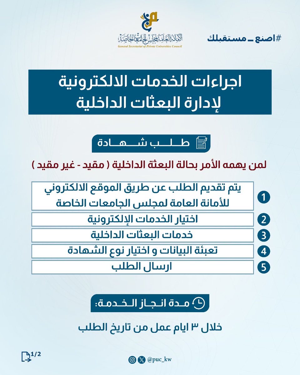 مجلس الجامعات الخاصة tweet media