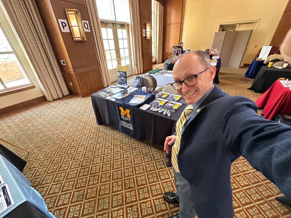 UMFlintGradProg's tweet photo. Come and meet Dr.Lewis in the Alumni Club at the University of North Carolina Chapel Hill today to learn about health programs at the University of Michigan-Flint from 12-3 today!! https://t.co/GhWpAKGaof