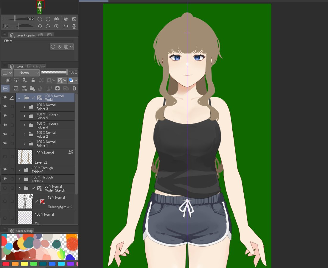 #Live2DWIP cooking something… 👩‍🍳👀