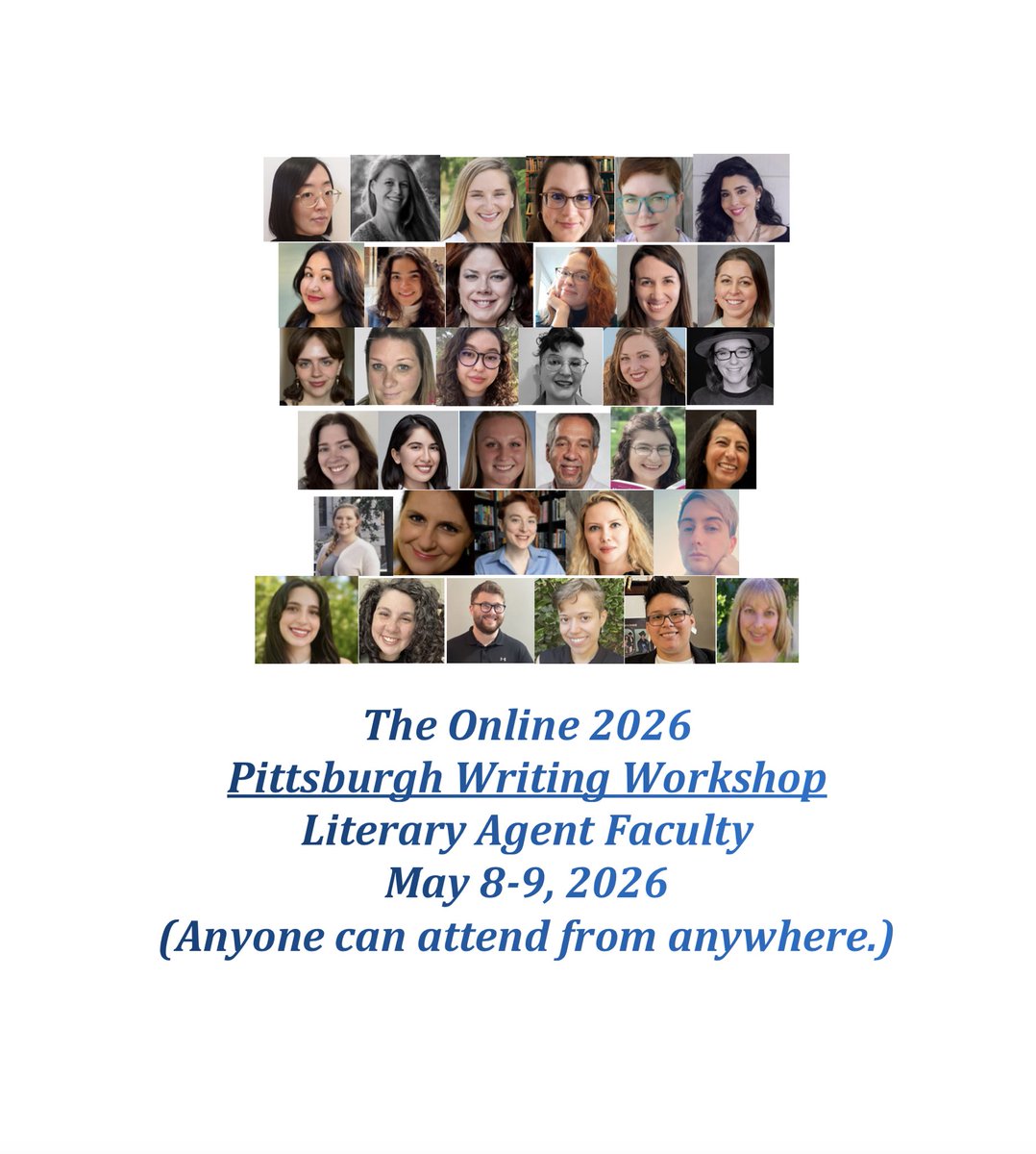 writingdaywksp's tweet image. The 2026 Online Pittsburgh Writing Workshop is an online “How to Get Published” writing event on May 8-9, 2026. Writers are welcome to attend virtually from anywhere!

Info &amp;amp; Registration:
pittsburghwritingworkshop.com

#amwriting #amquerying #literaryagent #writingcommunity #writing