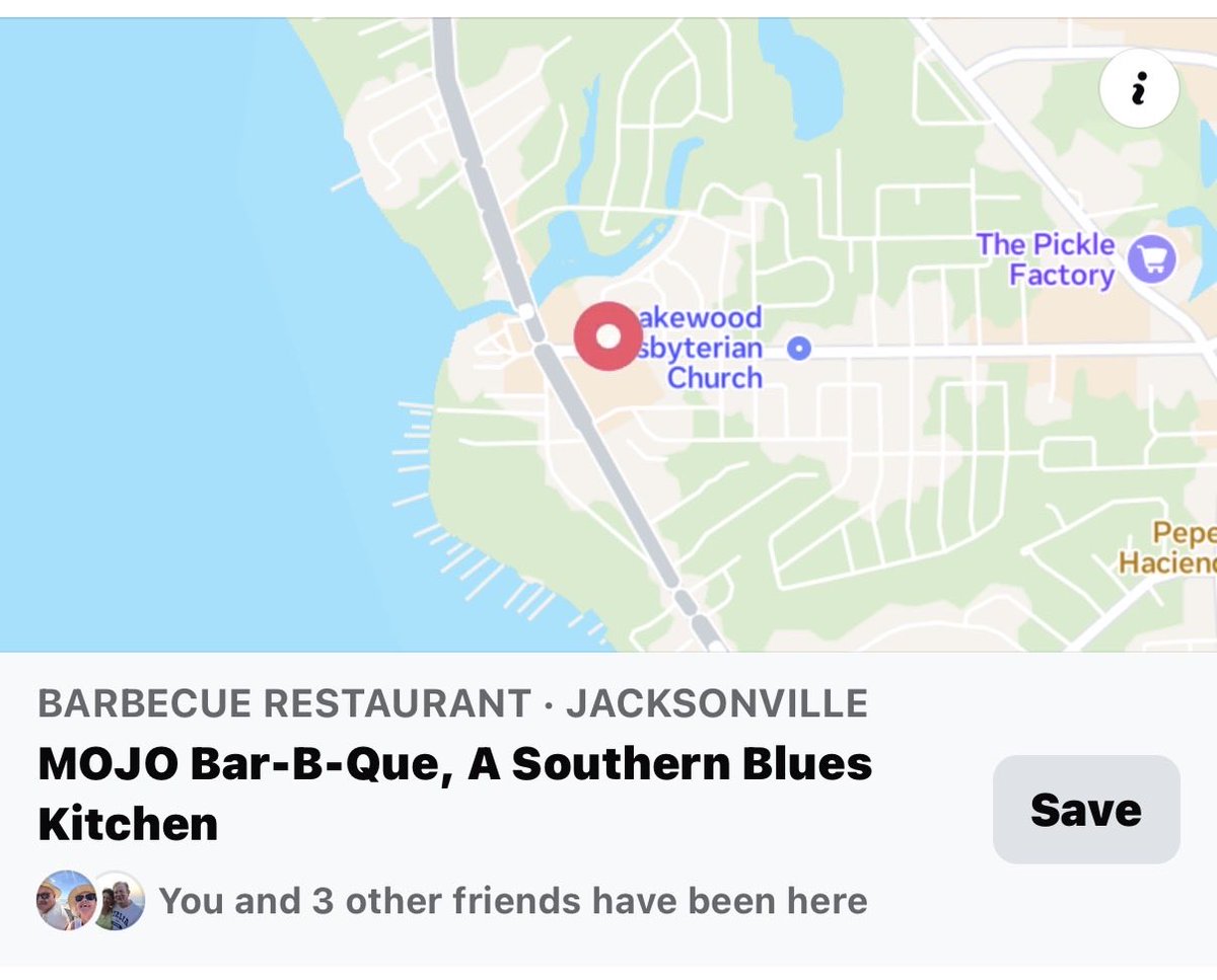 Excellent BBQ lunch at Mojo’s before the big tailgate and game! #Mojos #BBQ #Jacksonville