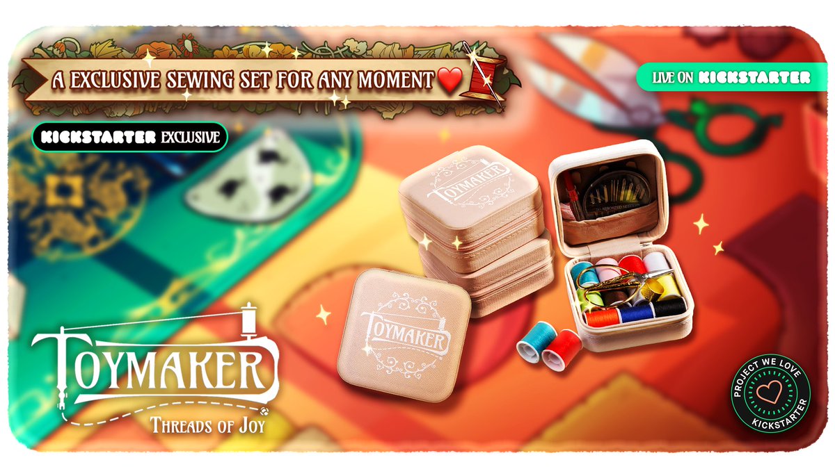 Toymaker: Threads of Joy 🧵 LIVE on Kickstarter! tweet media