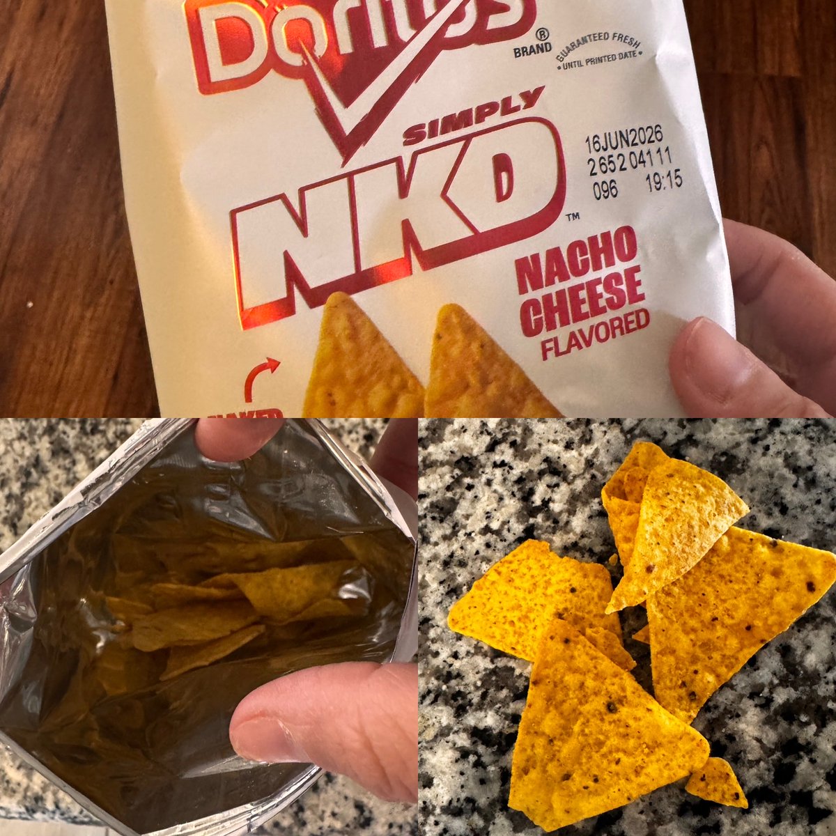 k_finnegan's tweet image. @Doritos @Fritolay care to explain, 6 chips?? #doritos #dyefree