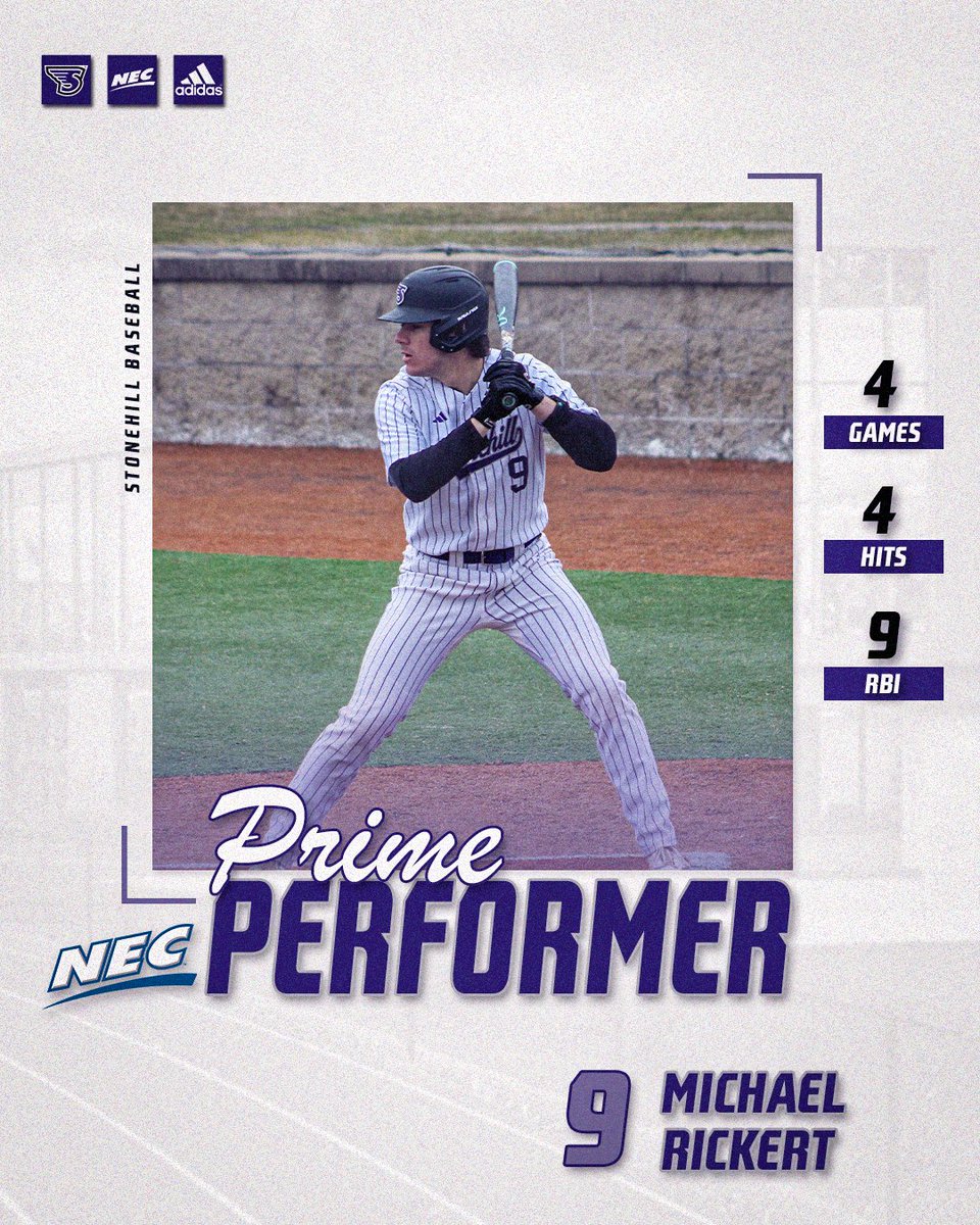 Stonehill Baseball tweet media
