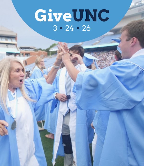 JenUNC89's tweet photo. Carolina is more than a place - it’s a lifelong community 🩵 Support Tar Heel traditions and the @UNC community through @carolina_alumni today for #GiveUNC. 150 donors unlocks a $25,000 gift! 🐏

https://t.co/HPfxkDjuPl https://t.co/uyUaecnBLK