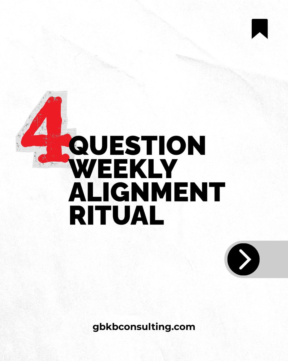 BushGerald14's tweet image. Alignment issues aren’t strategy failures.
They’re conversation failures.

Meetings fill with updates, not clarity.
Activity replaces ownership.

A few disciplined questions can change execution.

Alignment isn’t an event.
It’s a habit.

#ExecutionRhythm