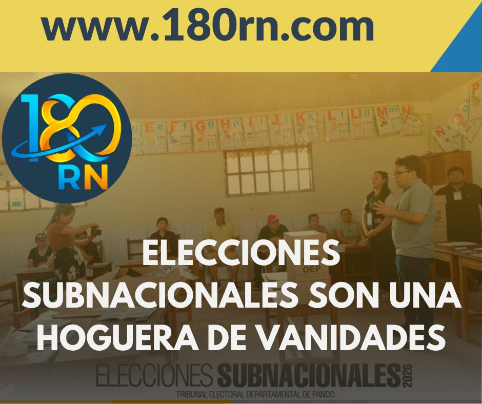 180RN_bol's tweet photo. https://t.co/oumlLxM6MQ #Bolivia #elecciones #subnacionales2026 https://t.co/yRWhqfNTmu