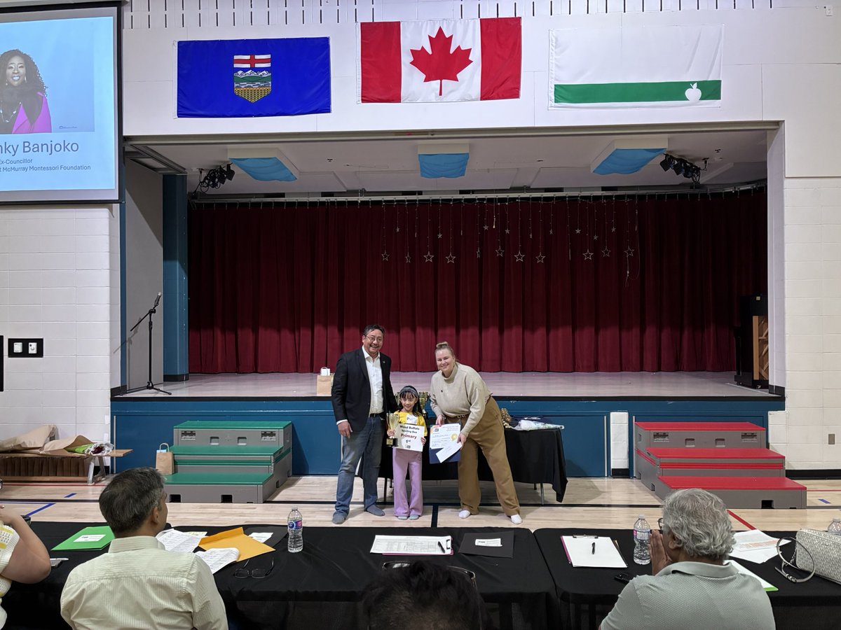 TanyYao's tweet image. It was a pleasure to attend the Wood Buffalo Regional chapter of the Spelling Bee of Canada this past weekend. It was so intriguing to see the fierce competition of all participants. Congrats to all winners, participants, sponsors and organizers for a job well done! #ymm #rmwb